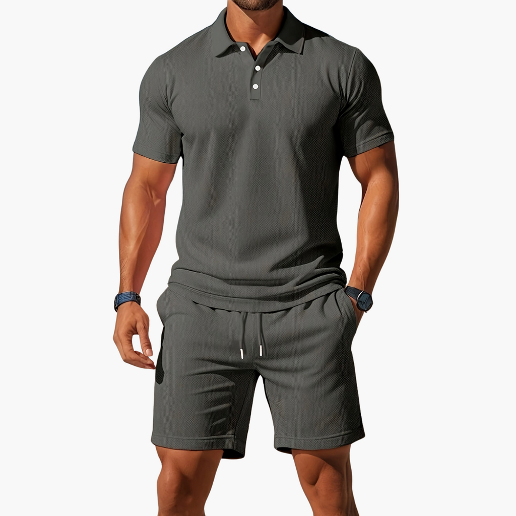 ENSEMBLE POLO & SHORT HOMMES