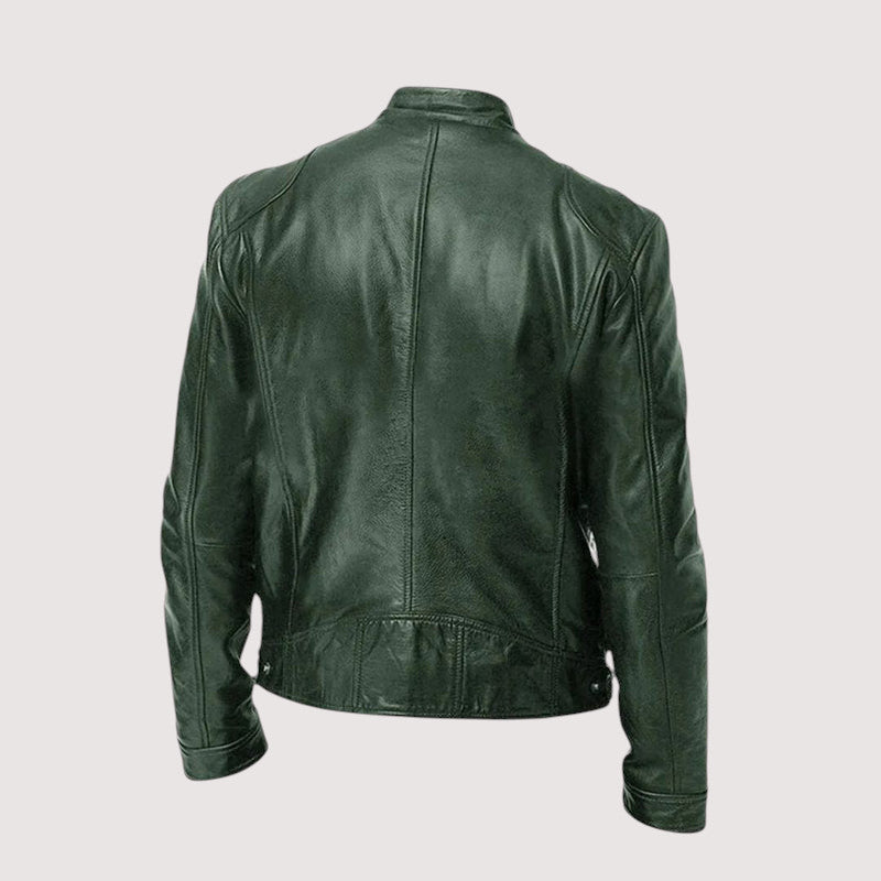 VESTE EN CUIR POUR HOMME