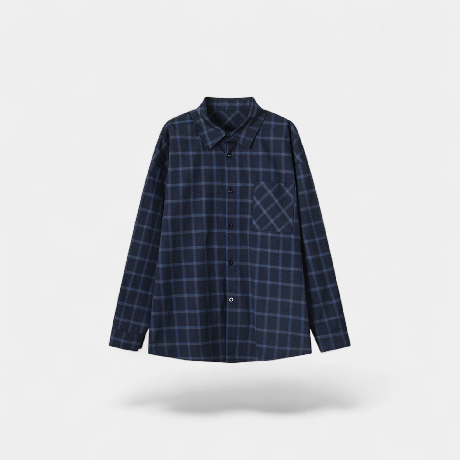 CHEMISE HOMME COUPE AMPLE COL À REVERS