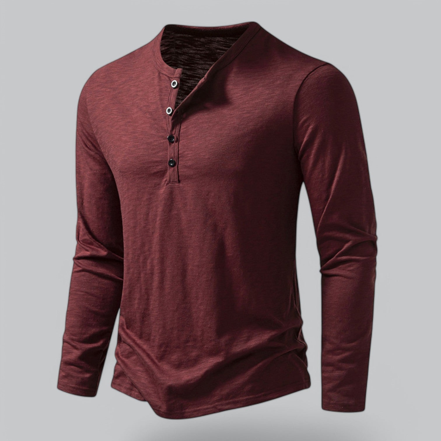 T-SHIRT HENLEY HOMMES