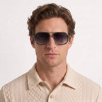 Lunettes De Soleil Aviateur Vintage UV400 Pour Hommes