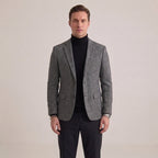 Blazer Ajusté À Boutonnage Simple Pour Hommes