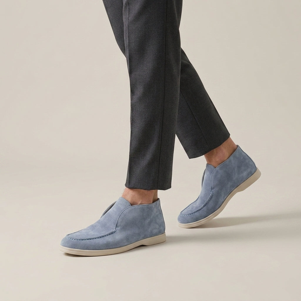 Mocassins Slip-On En Daim Pour Hommes