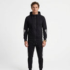 Ensemble De Survêtement Zippé En Mélange De Coton Pour Hommes