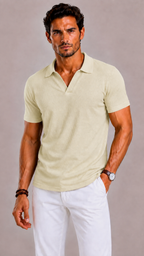 Polo Structuré Pour Hommes