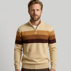 Pull À Col Zippé Avec Manches Longues Pour Hommes