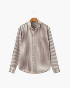 Chemise Rayée Avec Manches Longues Pour Hommes