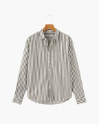 Chemise Rayée Avec Manches Longues Pour Hommes