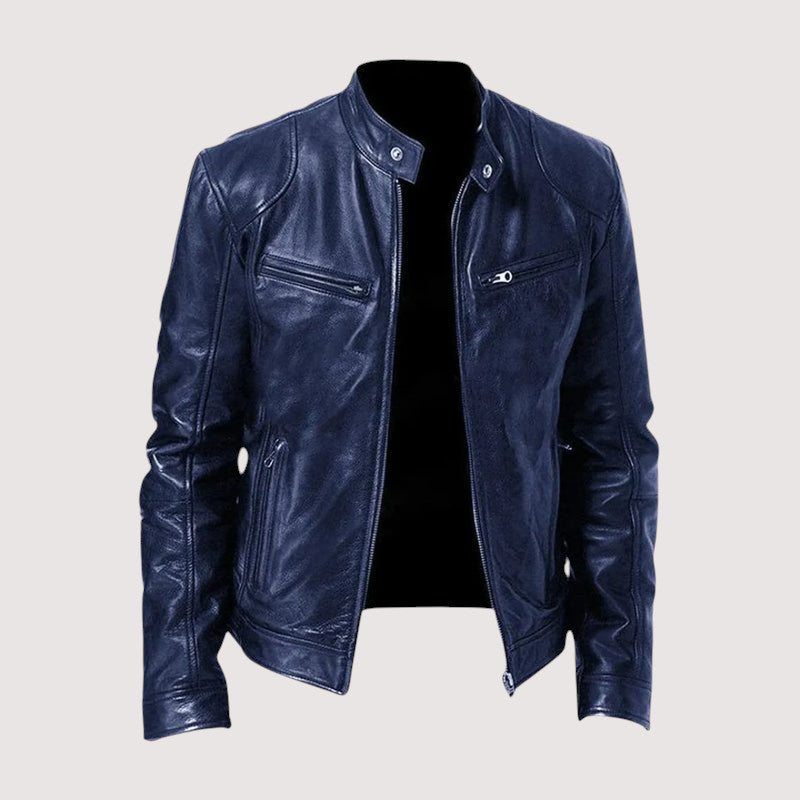 VESTE EN CUIR POUR HOMME