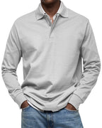 POLO À MANCHES LONGUES POUR HOMME