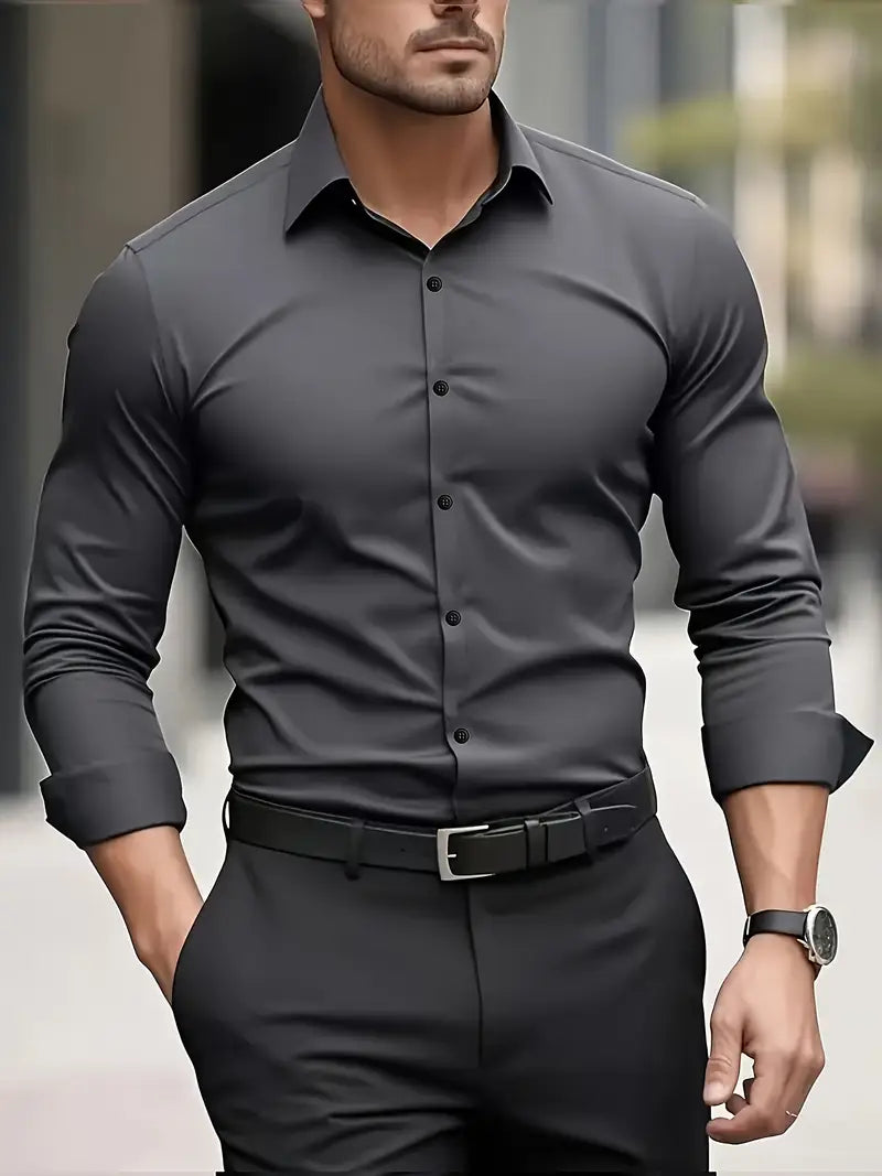 CHEMISE À MANCHES LONGUES POUR HOMME
