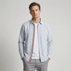Chemise Ajustée Avec Poignets Boutonnés Pour Hommes