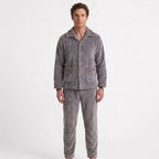 Ensemble De Pyjama D'Hiver En Polaire Pour Hommes