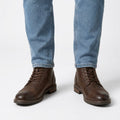 Bottes En Similicuir À Bout Rapporté Pour Hommes