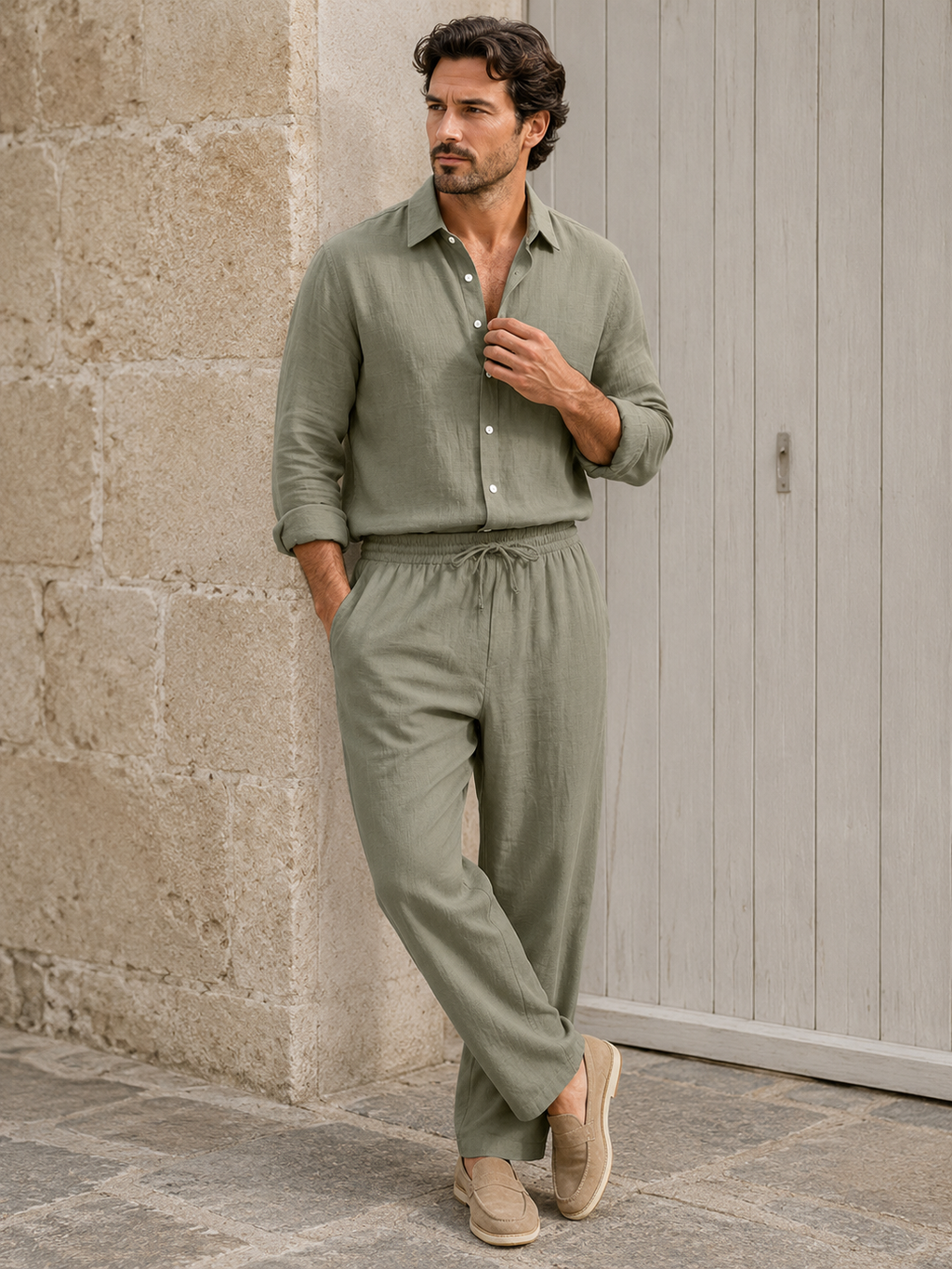 Costume Lin Pour Homme