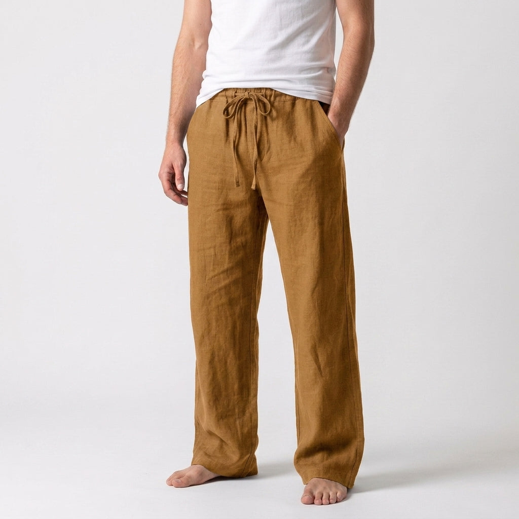Pantalon D'Été À Cordon De Serrage Pour Hommes