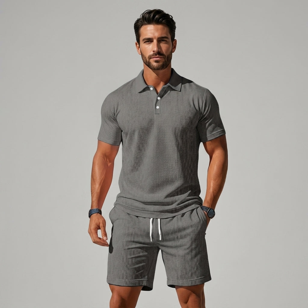 ENSEMBLE POLO & SHORT HOMMES