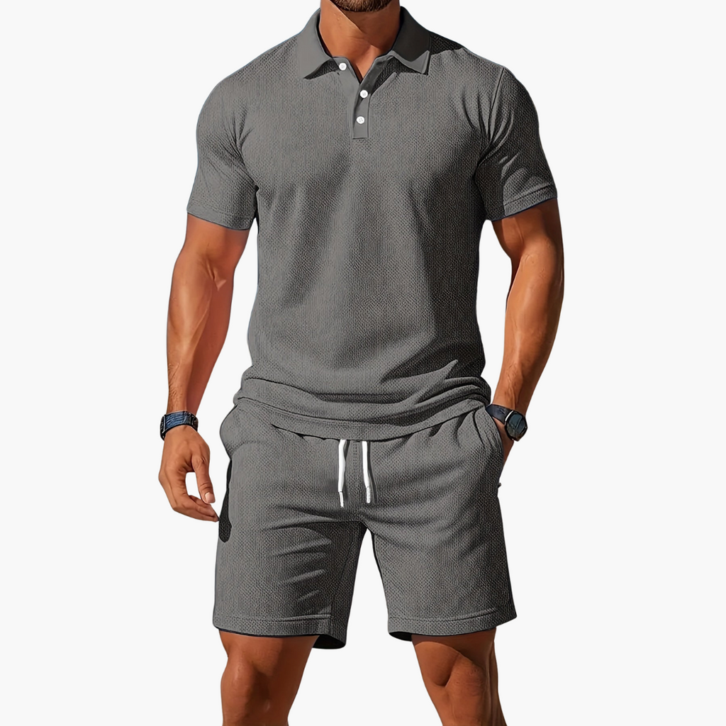 ENSEMBLE POLO & SHORT HOMMES