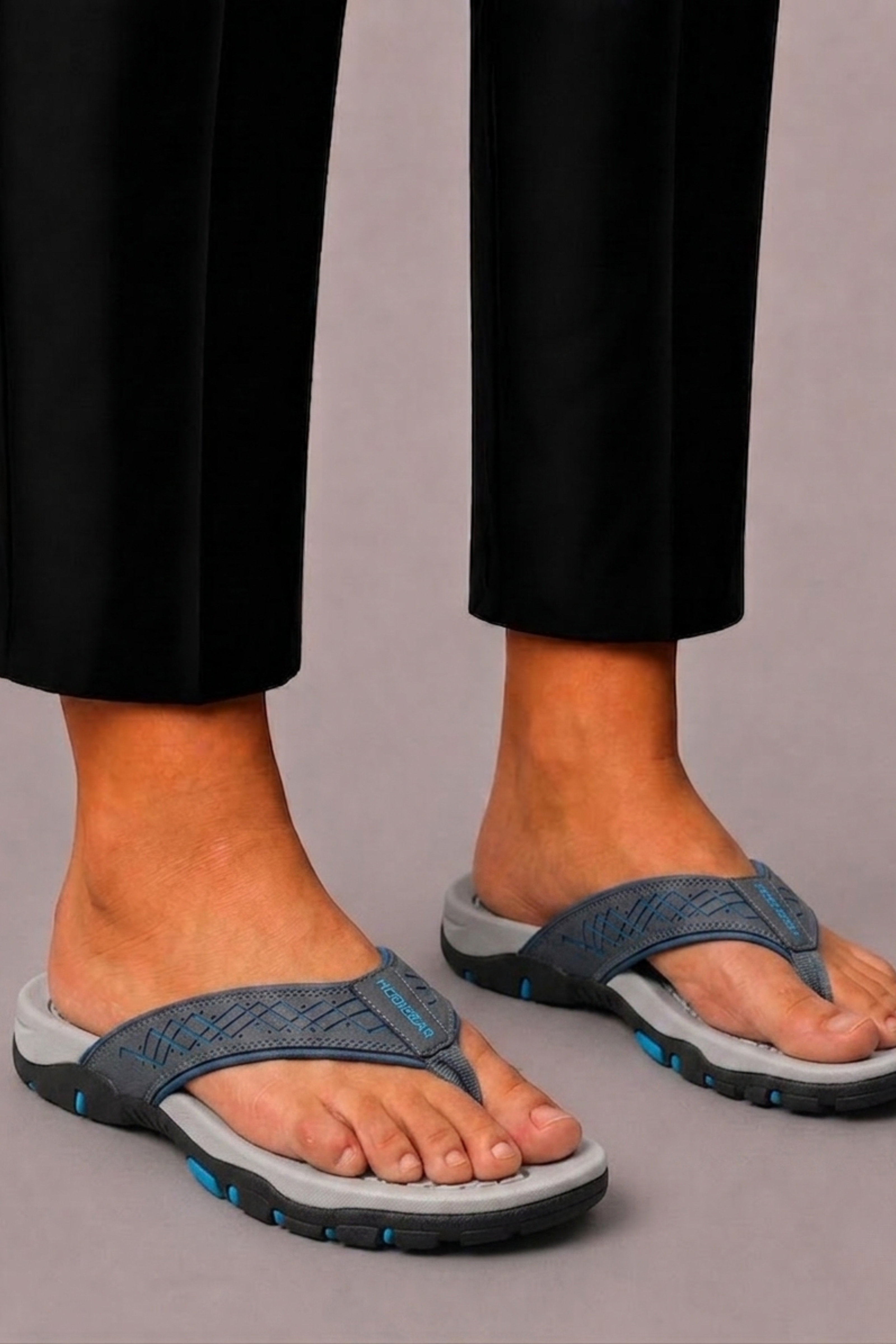Claquettes À Entre-Doigt Avec Semelle Antidérapante Pour Hommes
