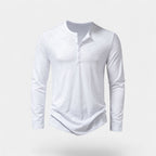 T-SHIRT HOMME MANCHES LONGUES BOUTONS