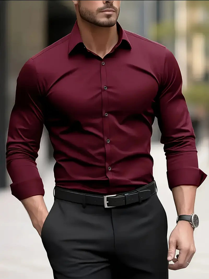 CHEMISE À MANCHES LONGUES POUR HOMME