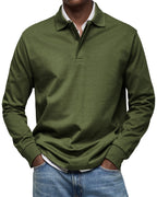 POLO À MANCHES LONGUES POUR HOMME