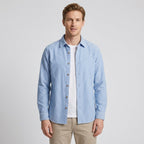 Chemise Ajustée Avec Ourlet Arrondi Pour Hommes