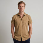 Chemise Décontractée À Manches Courtes Pour Hommes