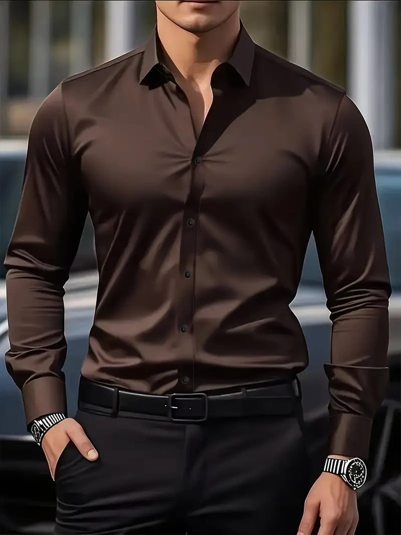 CHEMISE À MANCHES LONGUES POUR HOMME