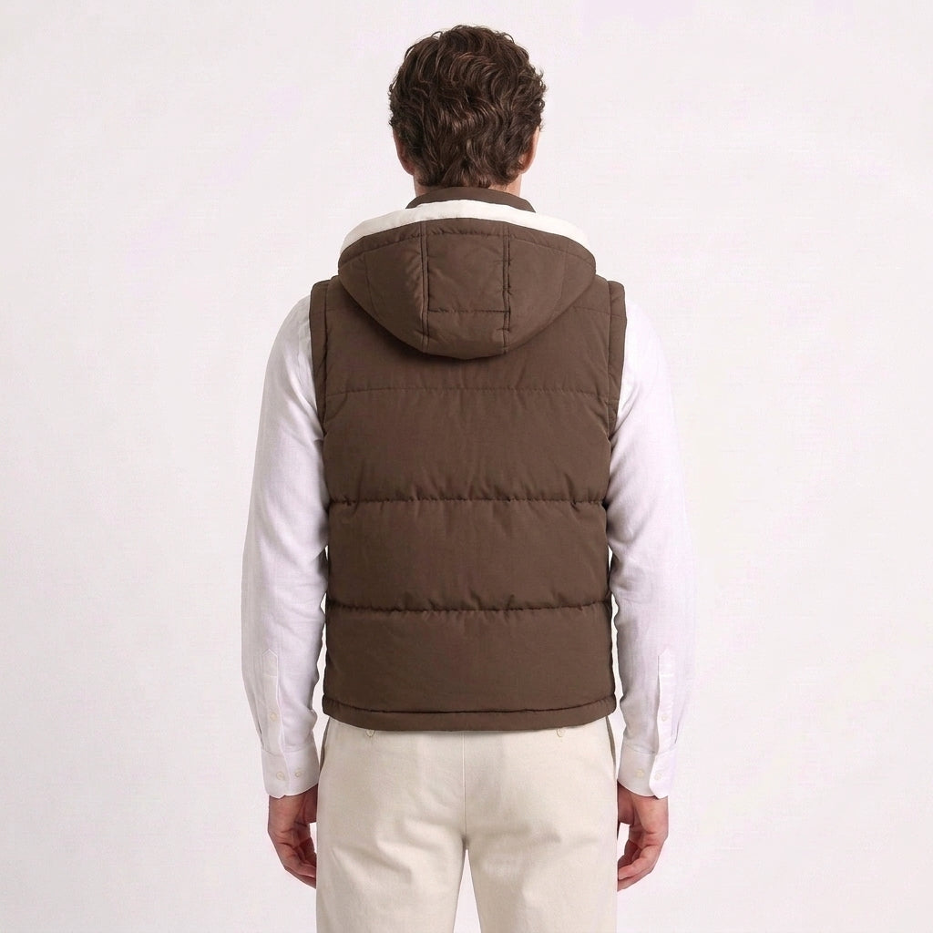 Gilet Matelassé Sans Manches Pour Hommes
