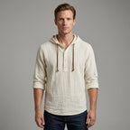 Chemise À Capuche Avec Manches Longues Pour Hommes