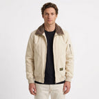 Veste Aviateur Doublée En Sherpa Pour Hommes