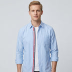 Chemise Ajustée Avec Ourlet Arrondi Pour Hommes