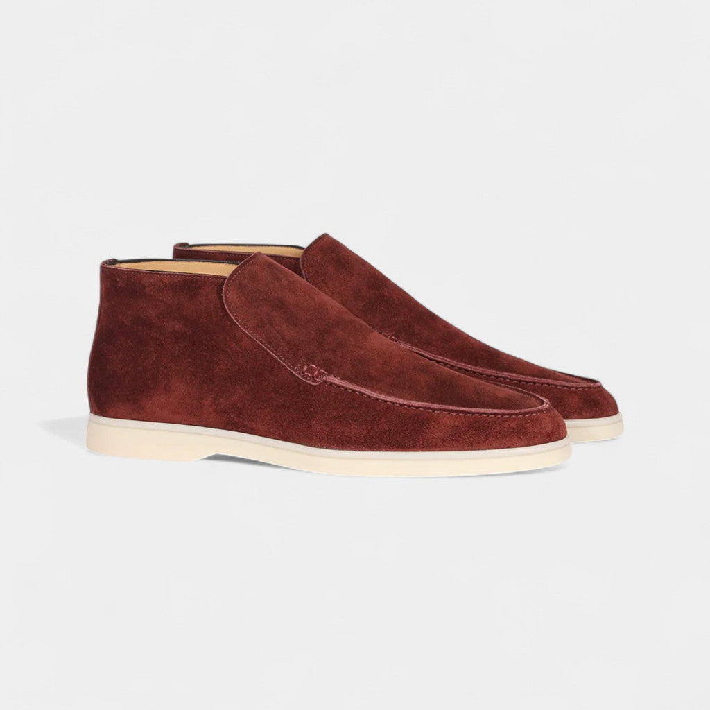 MOCASSINS MONTANTS HOMME CUIR SUÉDÉ
