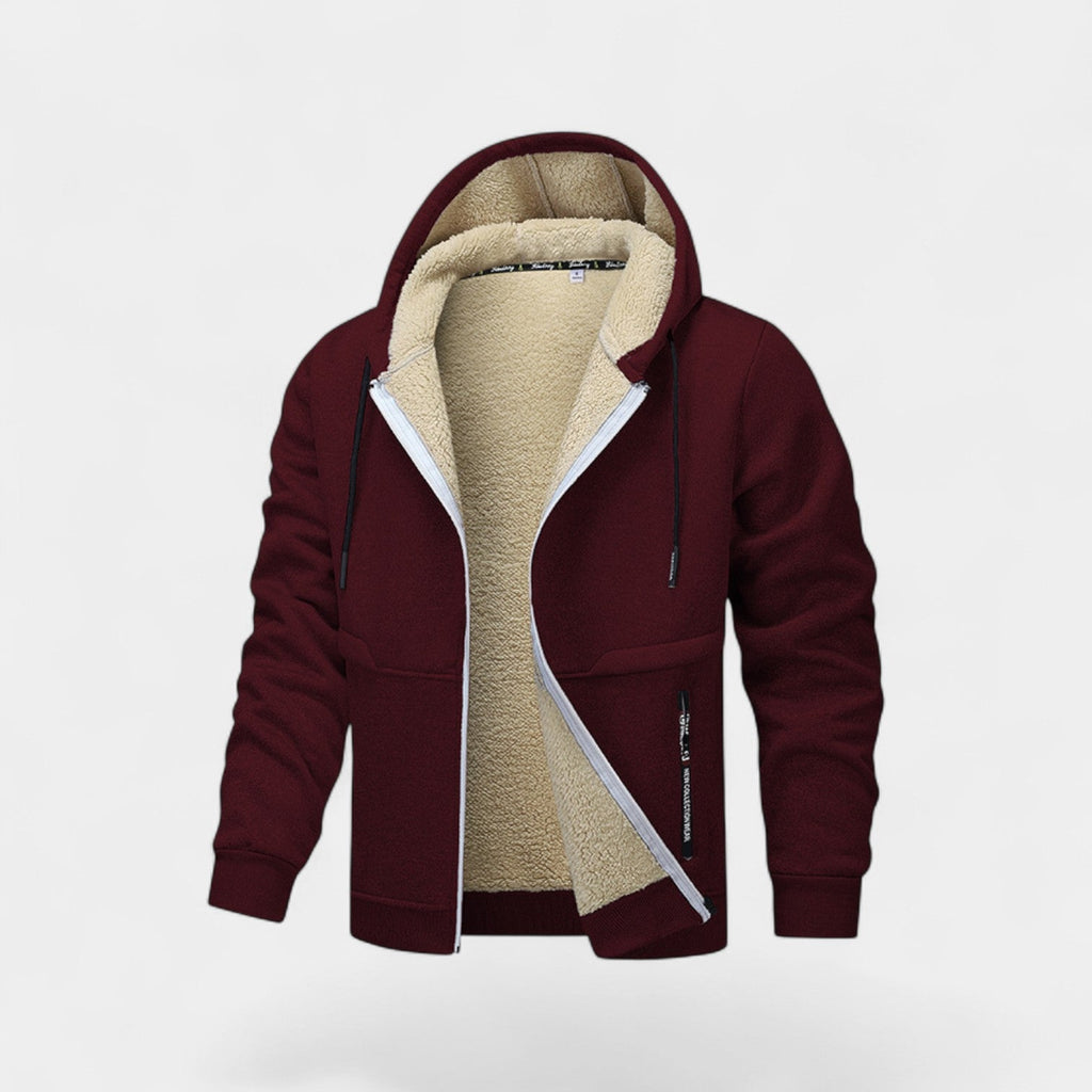 CARDIGAN HOMME LAINE D’AGNEAU