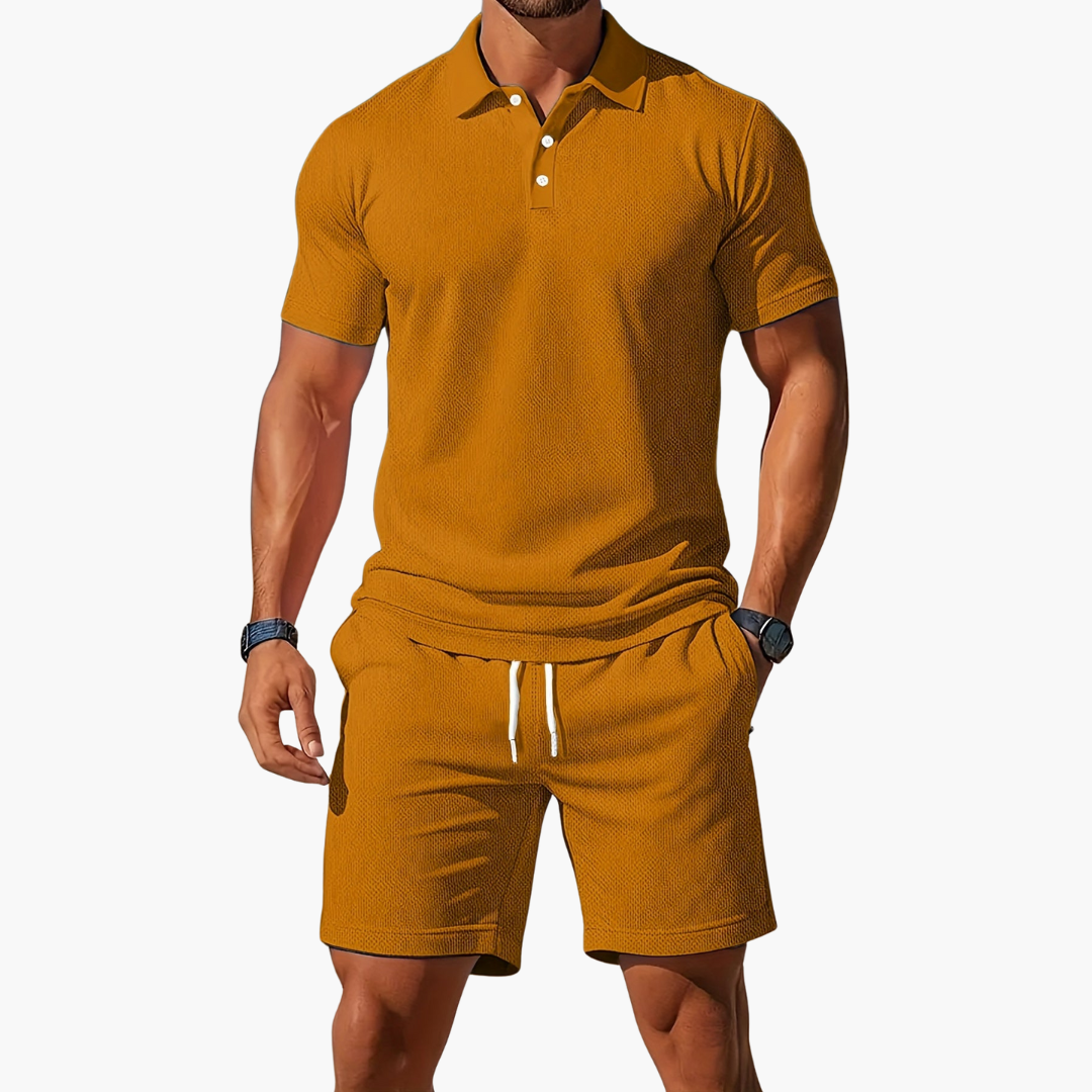 ENSEMBLE POLO & SHORT HOMMES