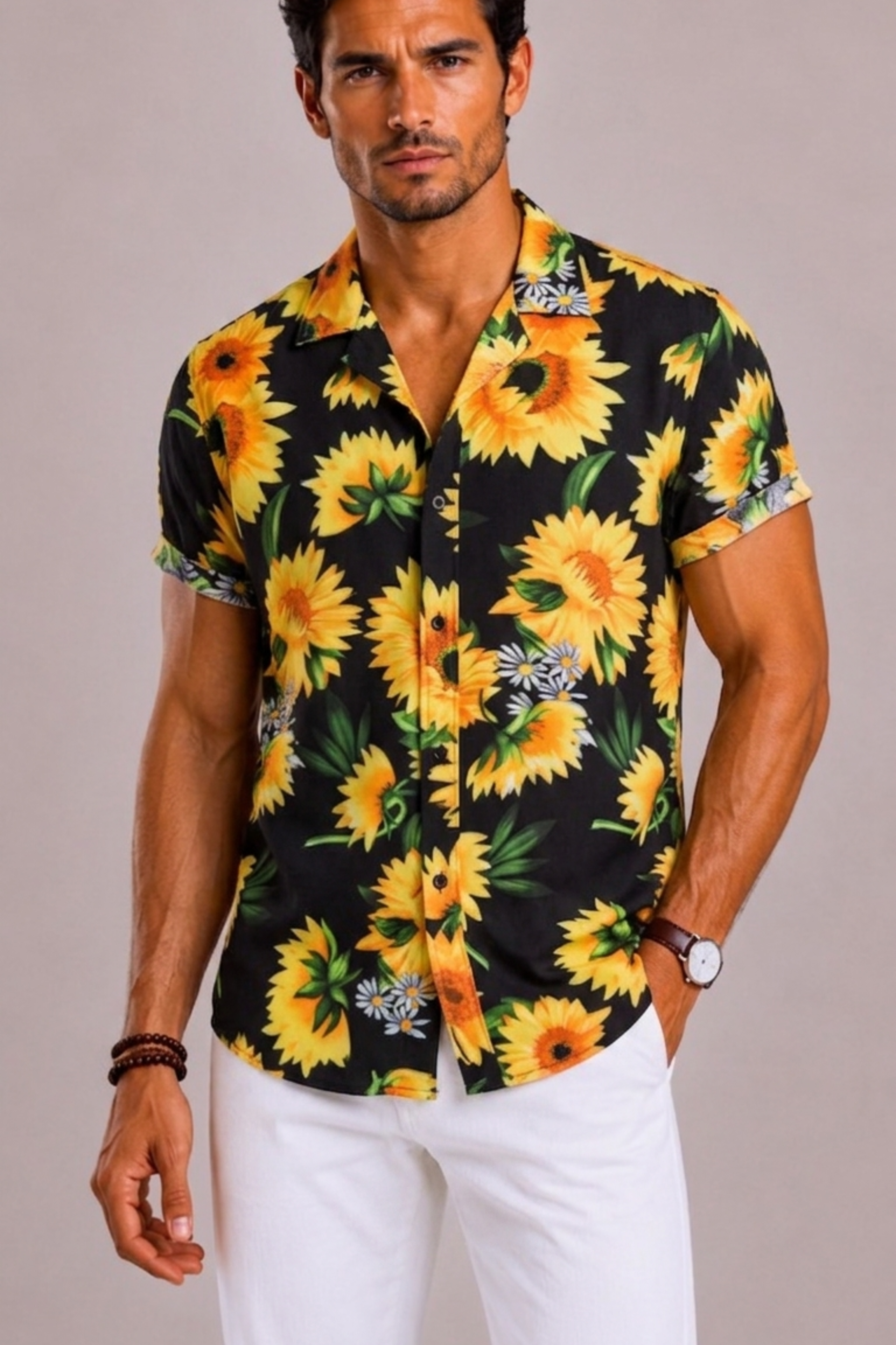 Chemise Fleurie Pour Hommes
