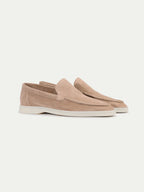LOAFERS DAIM TAUPE LÉGERS POUR HOMME