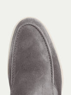 MOCASSINS DAIM GRIS POUR HOMME