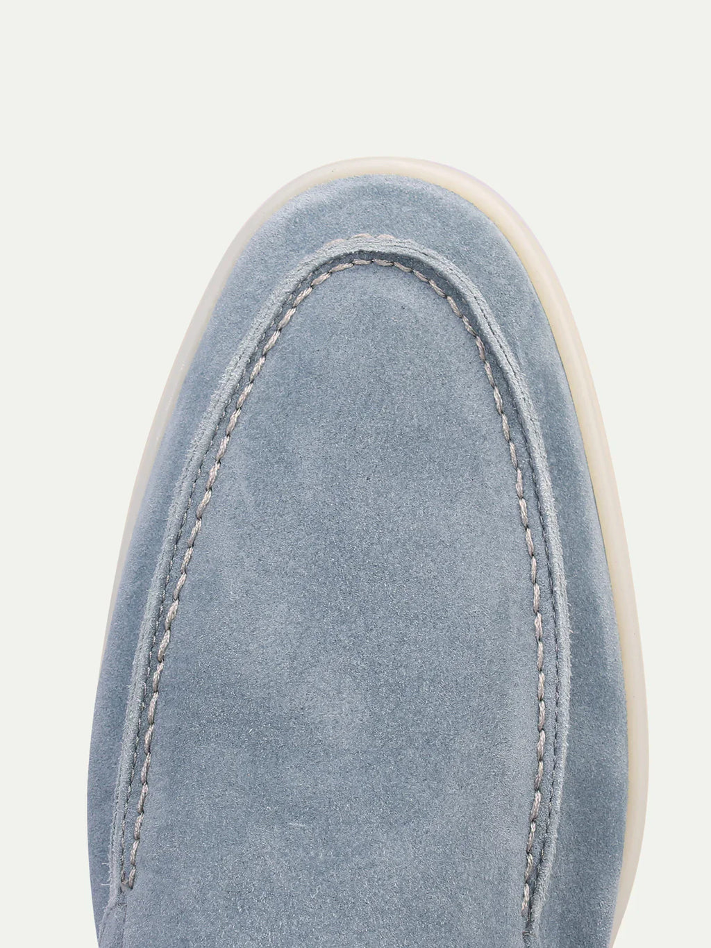 MOCASSINS DAIM BLEU CLAIR POUR HOMME