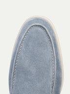 MOCASSINS DAIM BLEU CLAIR POUR HOMME
