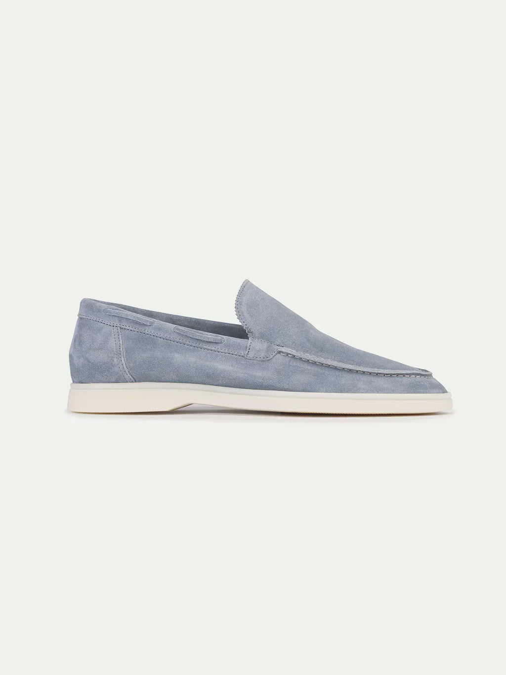 MOCASSINS DAIM BLEU CLAIR POUR HOMME