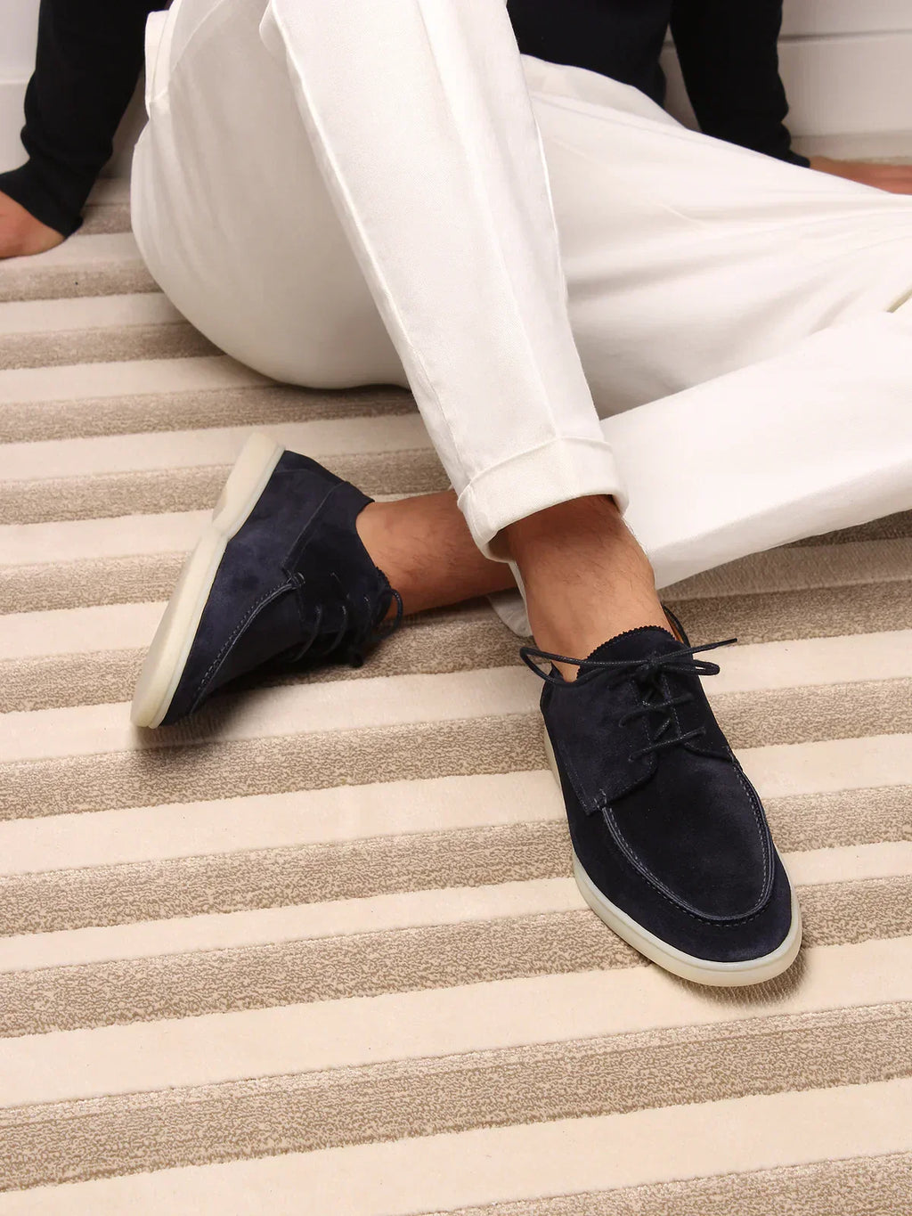 MOCASSINS DAIM SEMELLE LÉGÈRE POUR HOMME