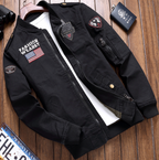 VESTE STYLE MILITAIRE ÉCUSSONS POUR HOMME