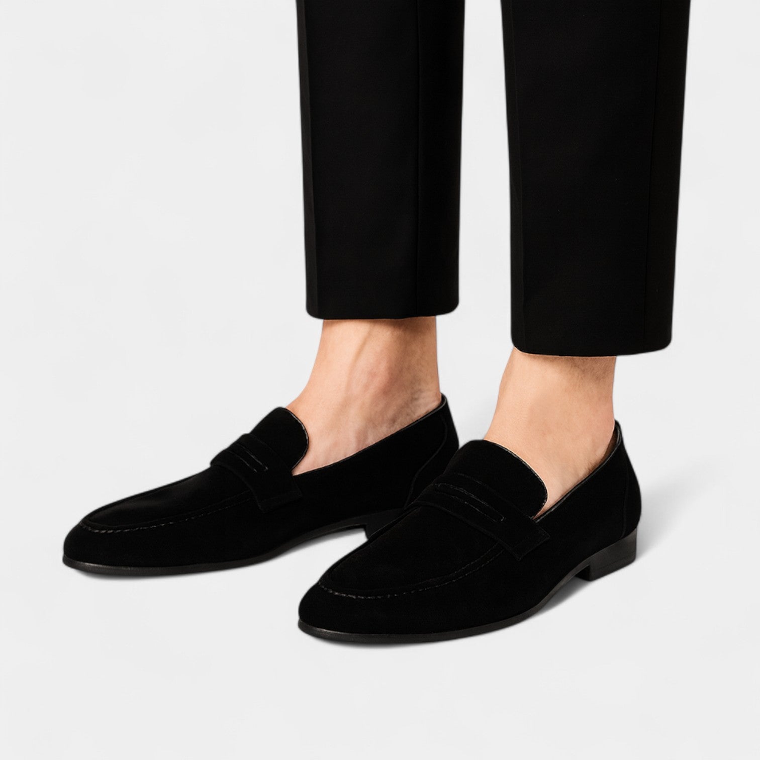 MOCASSINS EN DAIM POUR HOMME