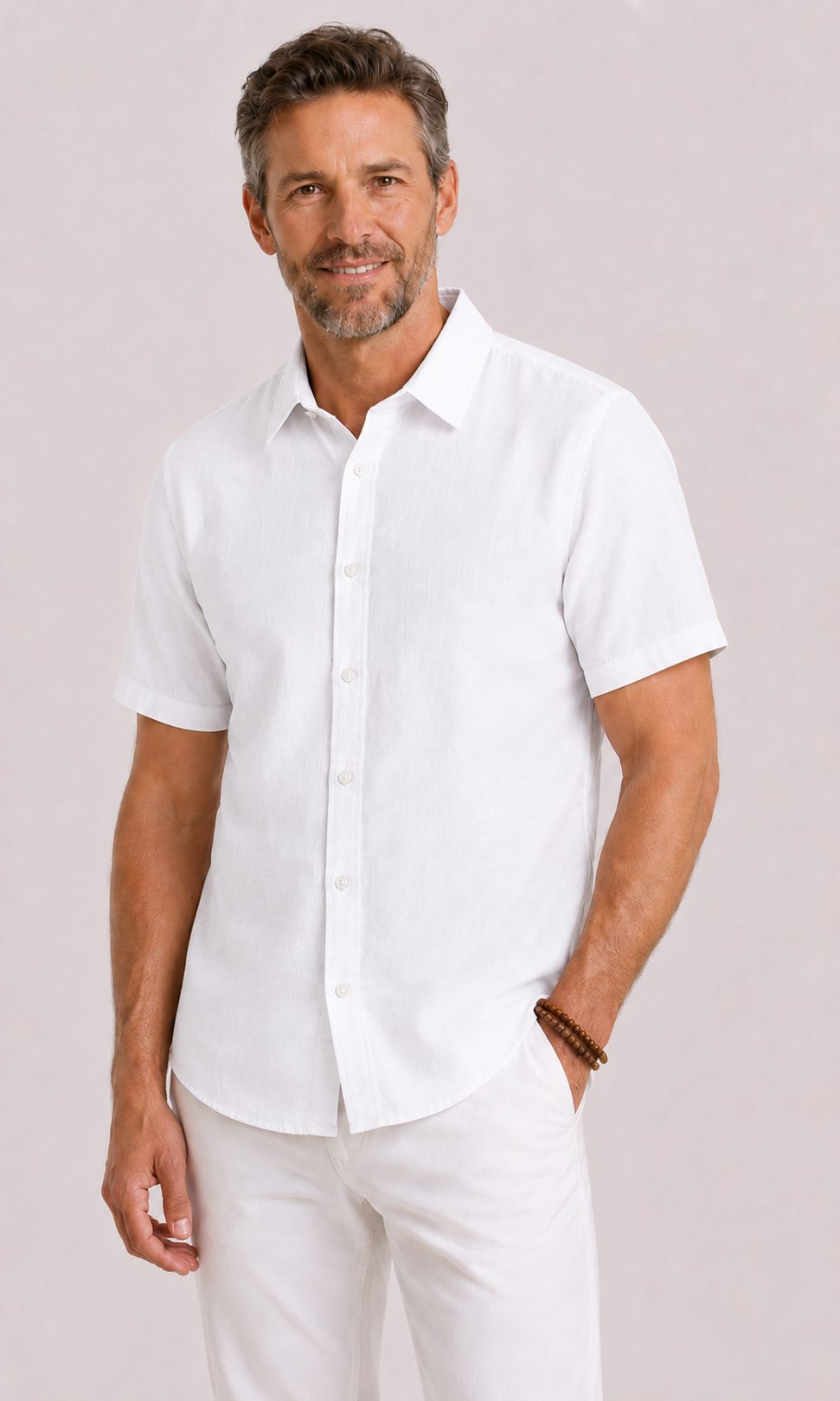 CHEMISE LIN COTON HOMMES
