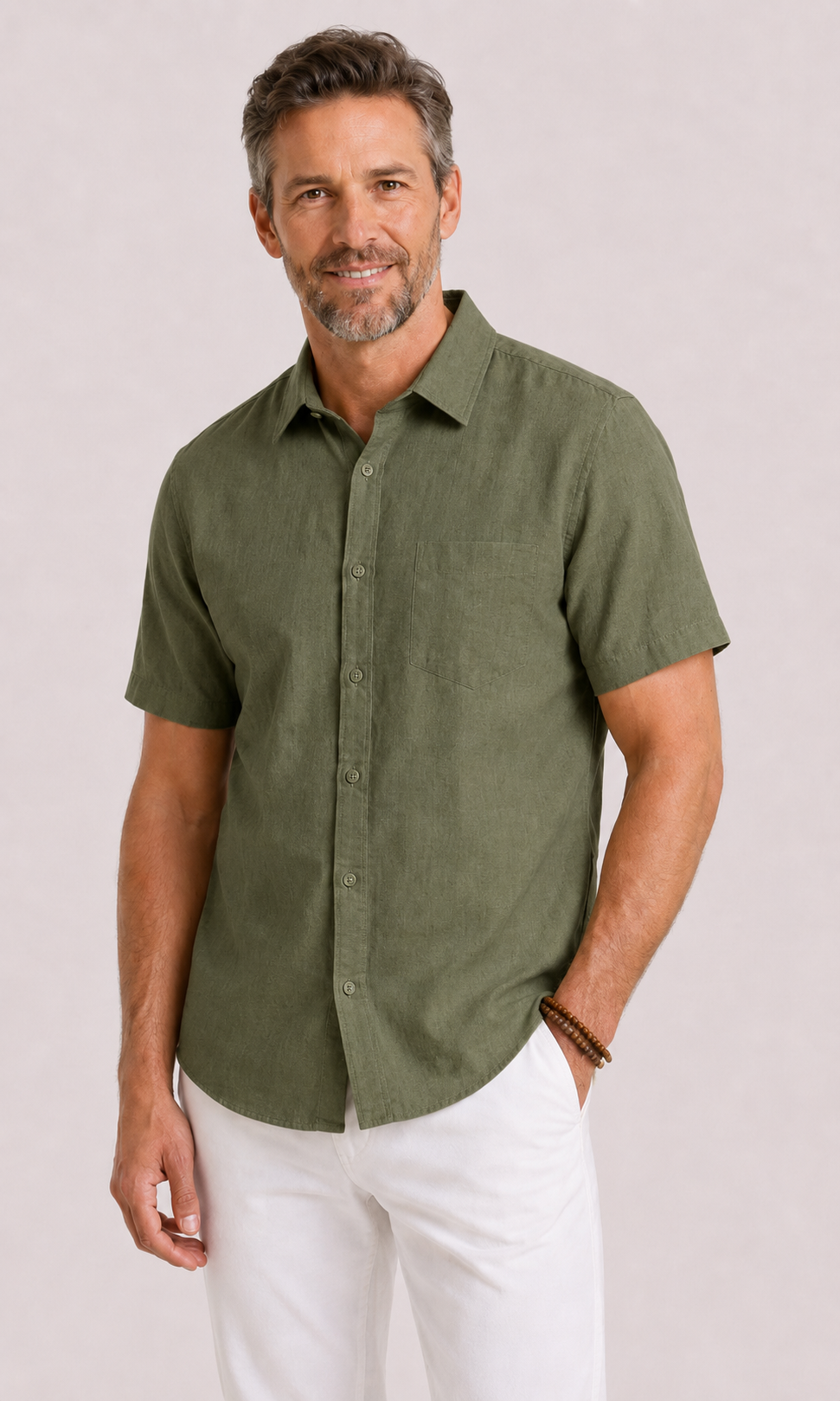 CHEMISE LIN COTON HOMMES