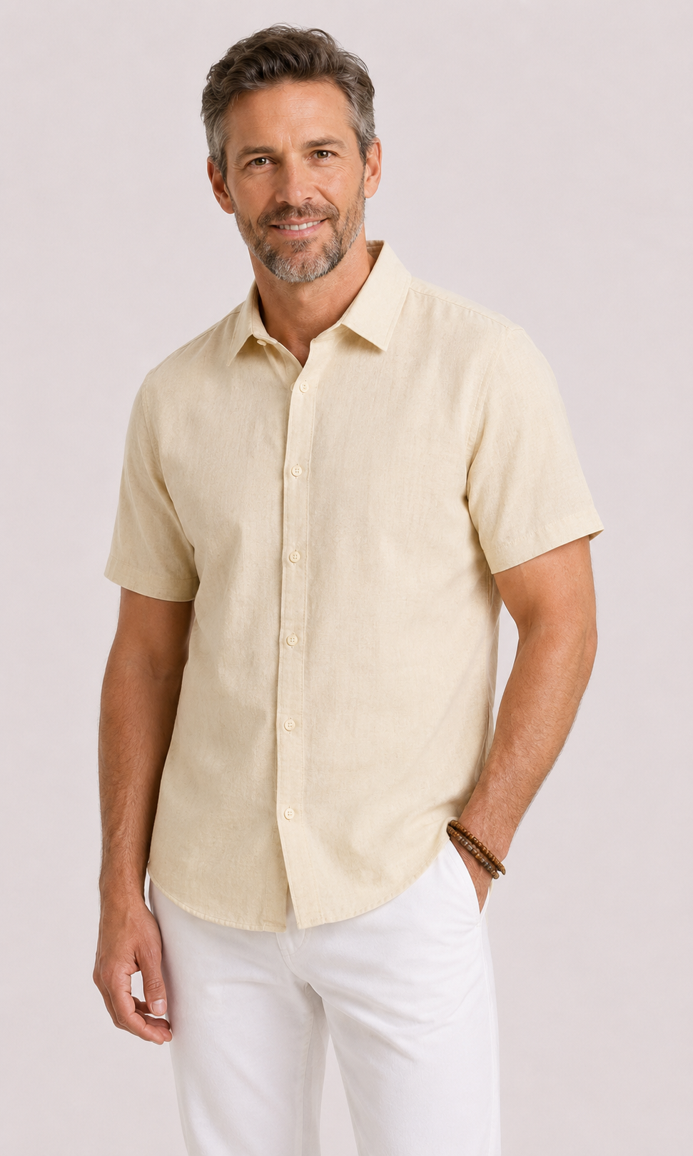 CHEMISE LIN COTON HOMMES