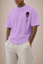 T-SHIRT OVERSIZE ROSES HOMMES