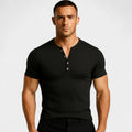 T-SHIRT HOMME MAILLE CÔTELÉE